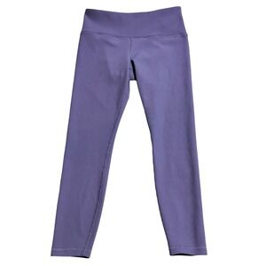 Athleta Elation Rib Tight Leggings Purple‎ Size Large Ribbed EUC